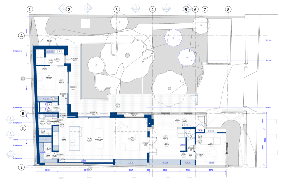 Architectural floor plan in Xtimo
